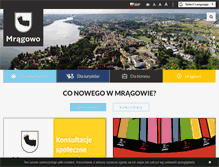 Tablet Screenshot of mragowo.pl